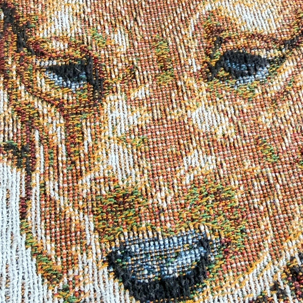 Linda Picken Labrador Puppy Tapestry Throw Duck Hunting Lodge Cottage 60x50